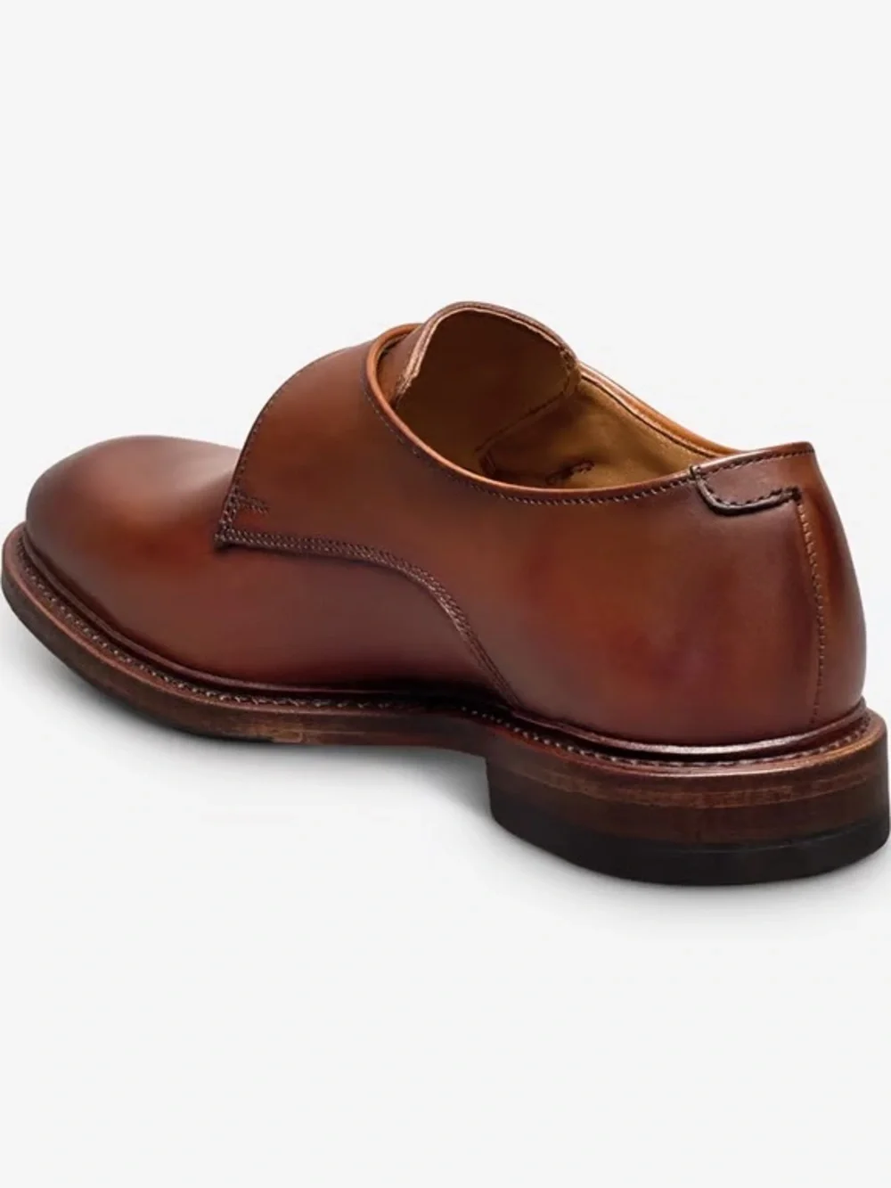 Allen Edmonds Ryder Single Monk Strap Dress Shoe Chili Leather (9.5 X-wide)